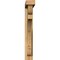 Ekena Millwork Olympic Block Rough Sawn Bracket w/ Offset Brace, Western Red Cedar, 4"W x 20"D x 28"H BKT0402X20X28OLY05RWR - alternate 2